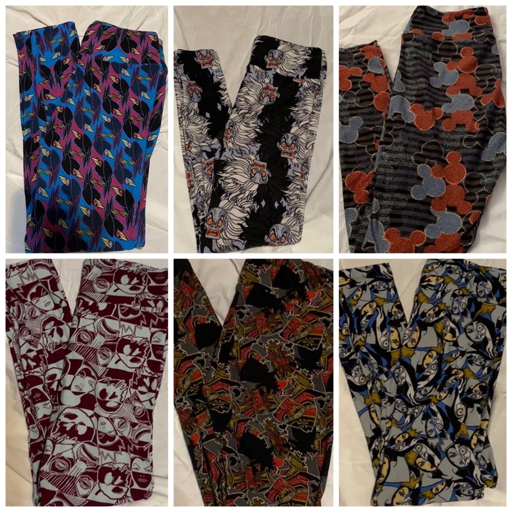 Disney LuLaRoe Leggings Bundle